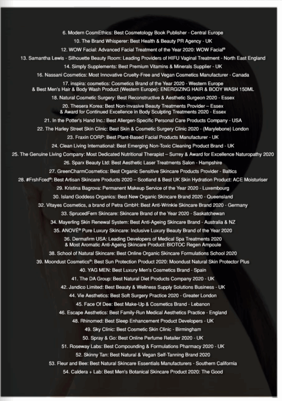 Lux Life Magazine Global Winners May2020